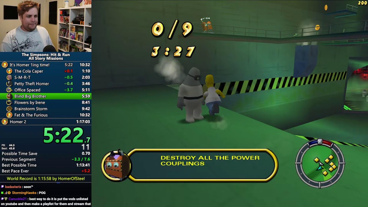 Simpsons: Hit & Run All Story Missions Speedrun