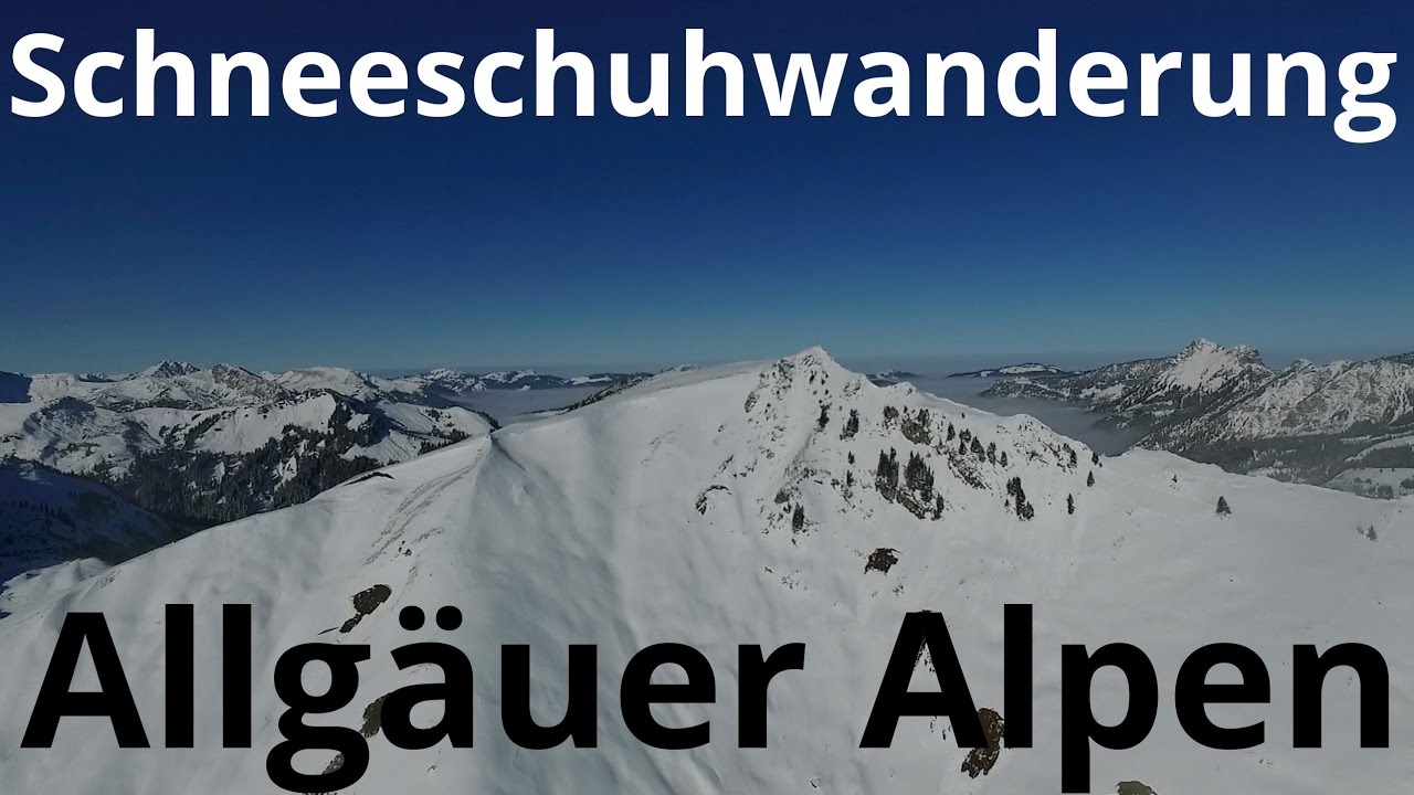 Schneeschuhwandern Allgäu - Krinnenspitze aus dem Tannheimer Tal