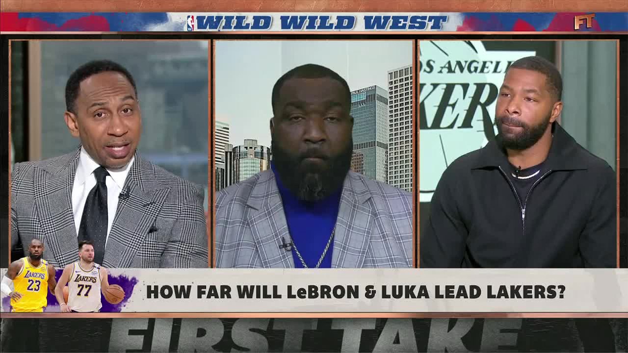 Stephen A. & Perk LOSE IT on Marcus Morris Sr. 👀 Could the Lakers beat the Thunder? 🤔 | First Take