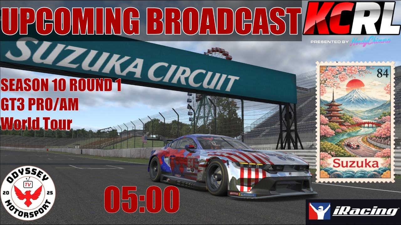 KCRL S10 Round 1  Suzuka Presented by Nerdy Chimera