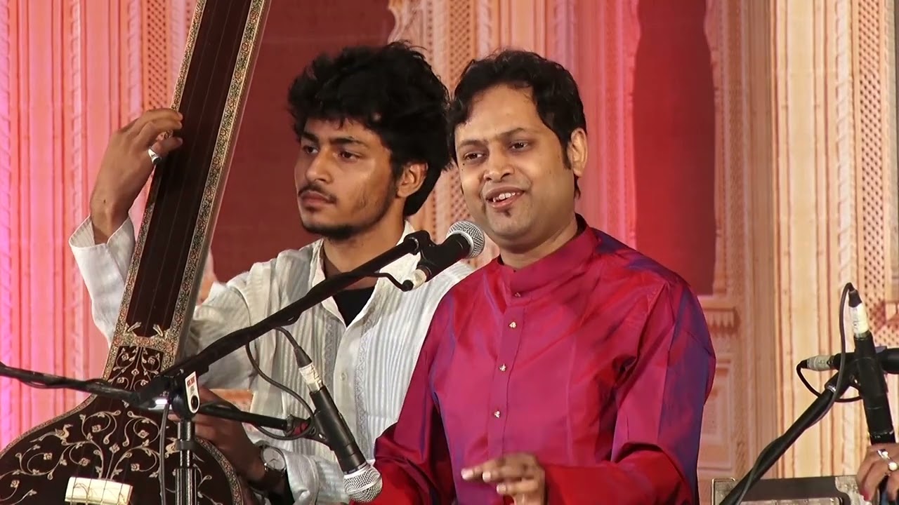 Raag Malkauns (Vilambit & Drut) Deborshee Bhattacharjee at Virasat October 2022, Dehradun | Song 1
