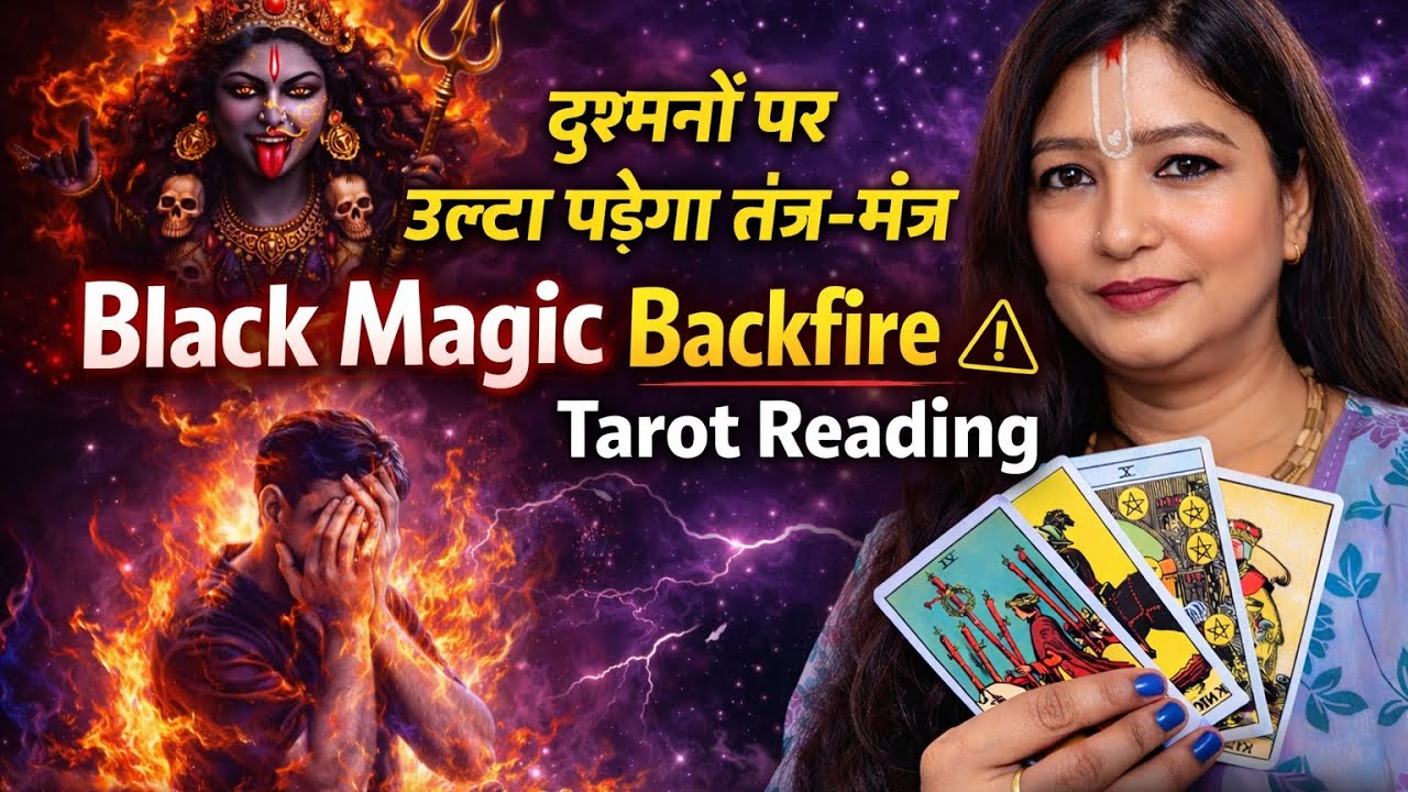 Black Magic Backfire ⚠️ दुश्मनों पर उल्टा पड़ेगा तंत्र-मंत्र | Tarot Reading