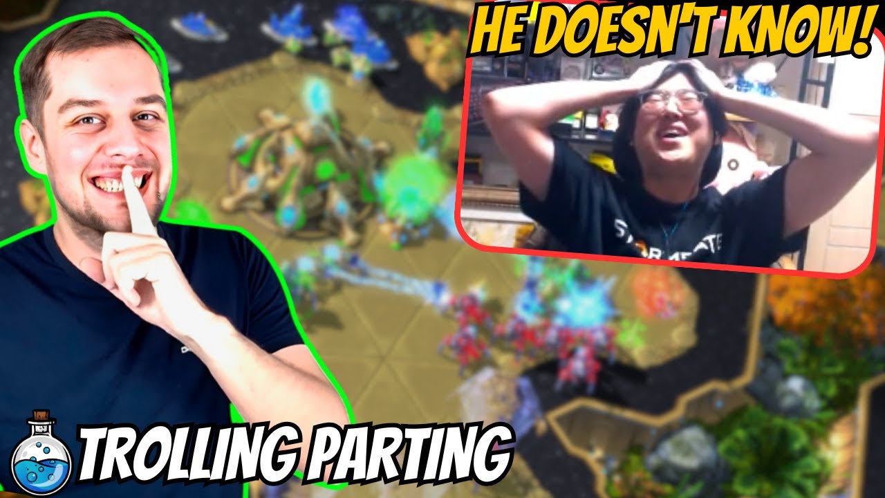 PiG asked me to TROLL PARTING in his VIEWER HOLDOUT CHALLENGE! | StarCraft 2