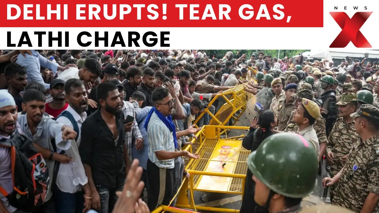 Delhi Protest: Tear Gas, Lathi Charge as CJP March Sparks Clashes Near Parliament | Latest News