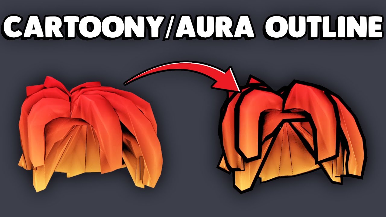 How To Easily Make A Cartoony Outline On Complex Items