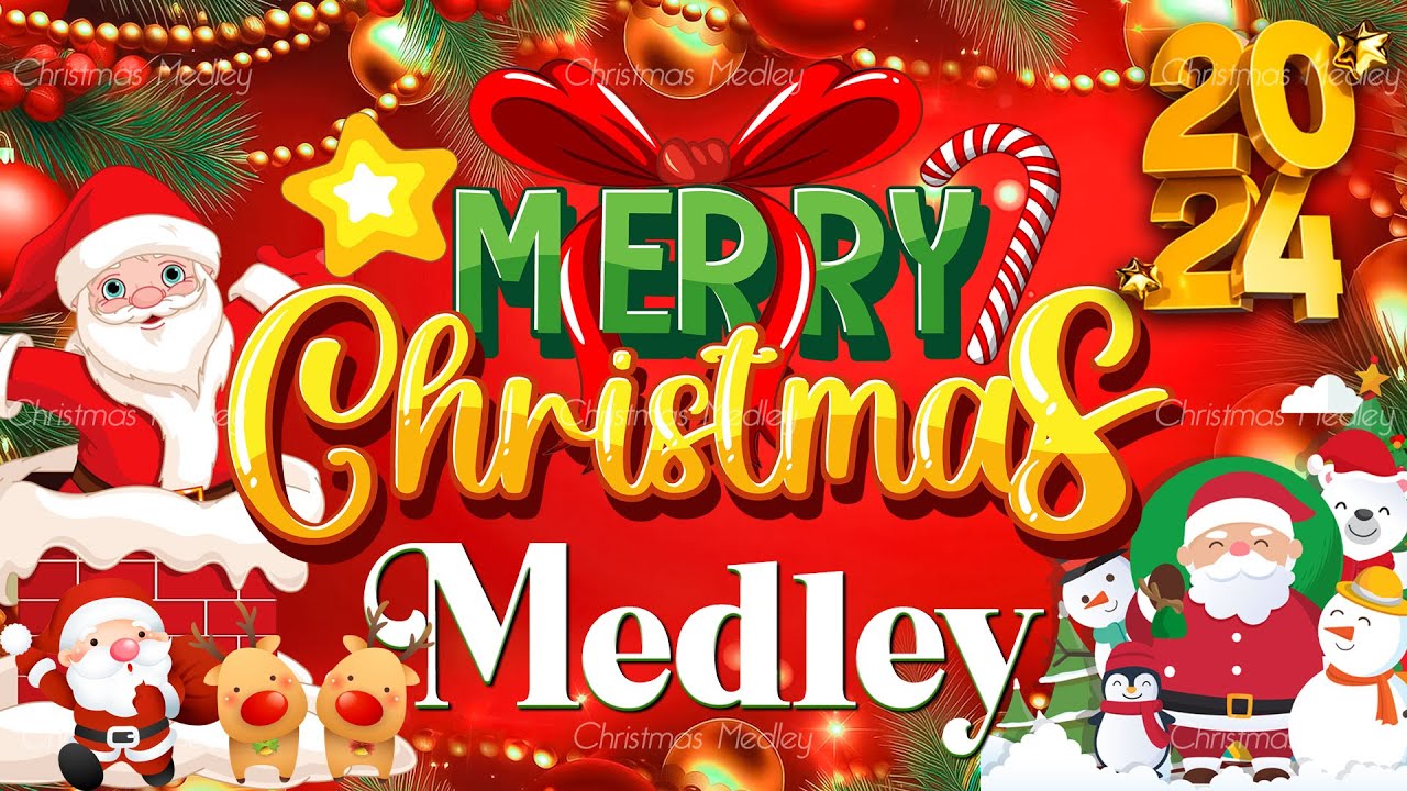 Non Stop Christmas Songs Medley 2024 🎄 Best Christmas Songs 2024 🎅🏼 Christmas Music 2024 🎅🎄⛄