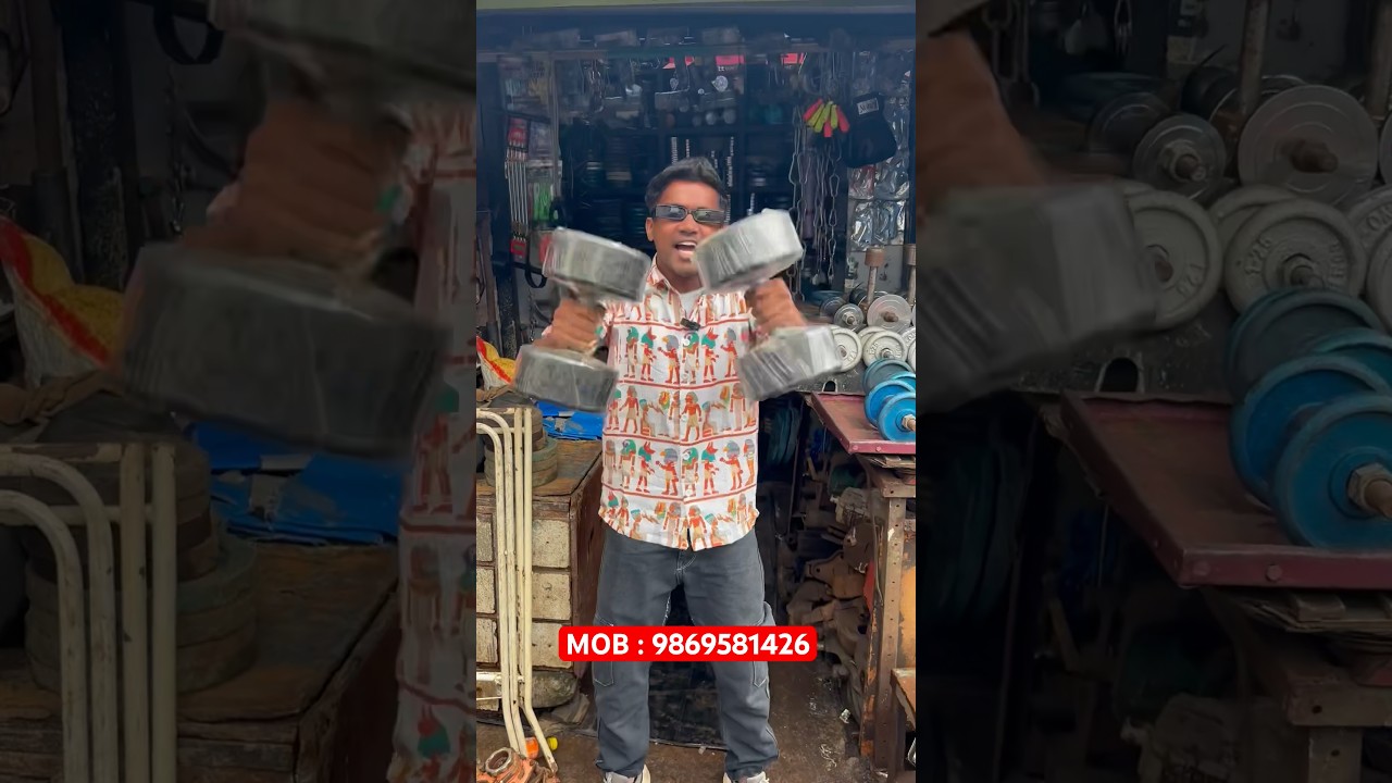 Dumbbells Market in Mumbai | 5,10 kg dumbbells #shorts #viralvideo