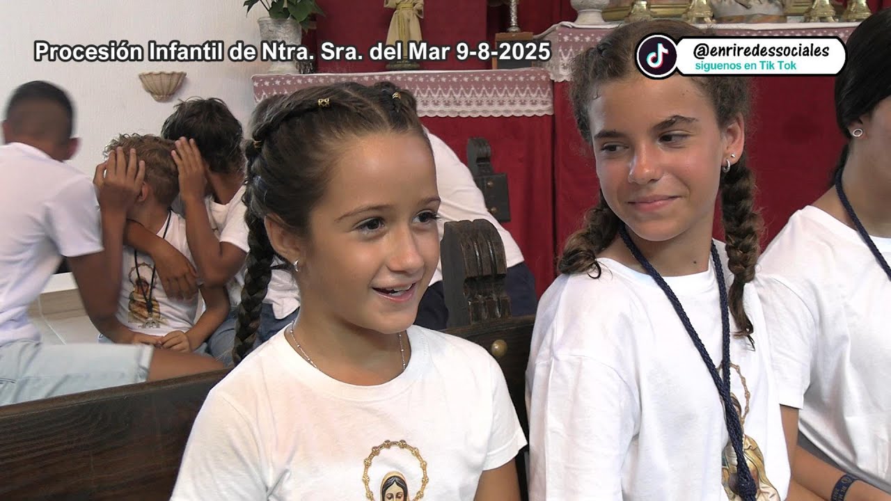 Video 01. PROCESIÓN INFANTIL de Ntra. Sra. del Mar // Punta del Caimán, Isla Cristina 9-8-2025