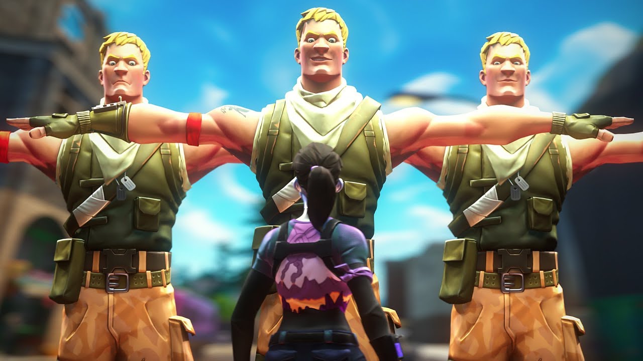 Bullying non-default skins on Fortnite...