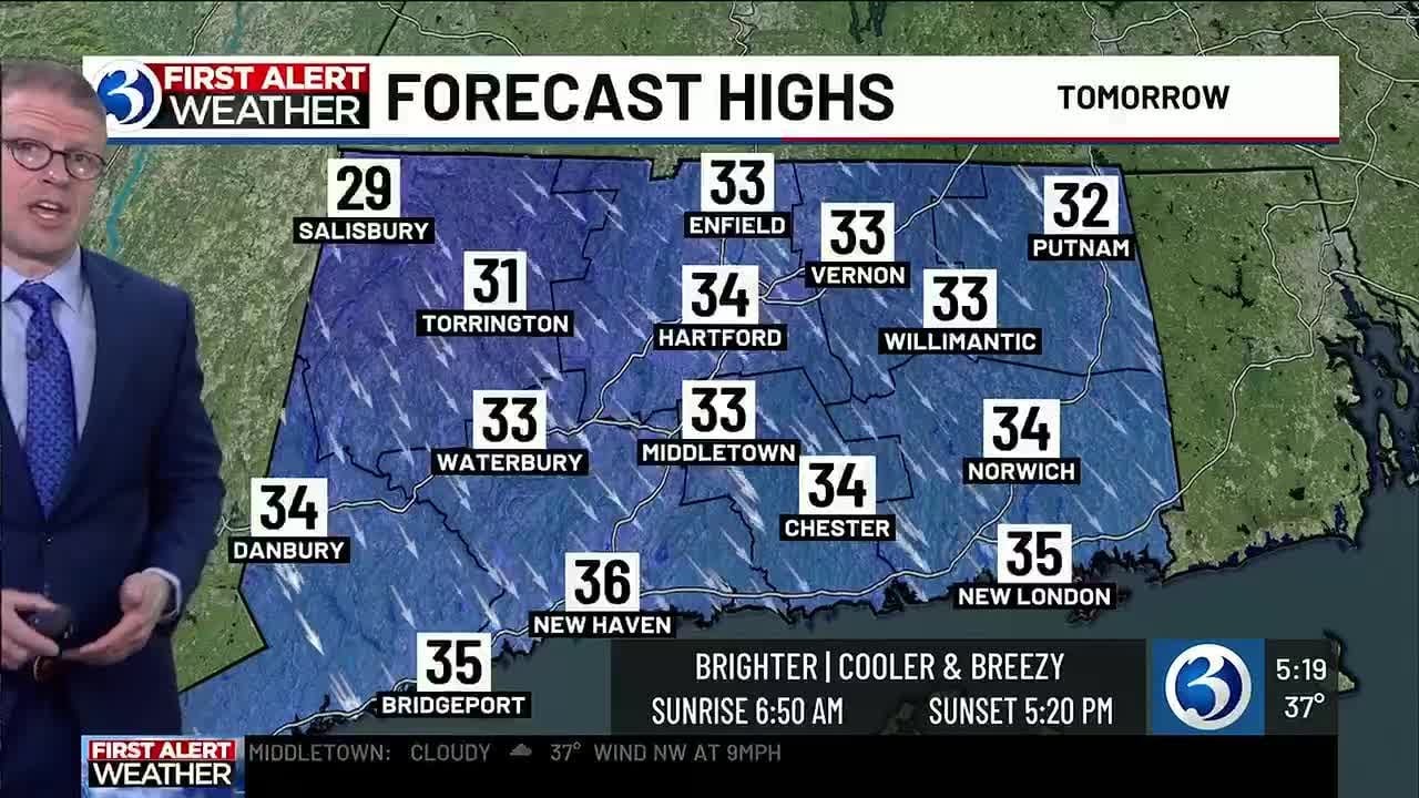 Technical Discussion: From breezy and cool to Valentine’s Day snow to notably milder
