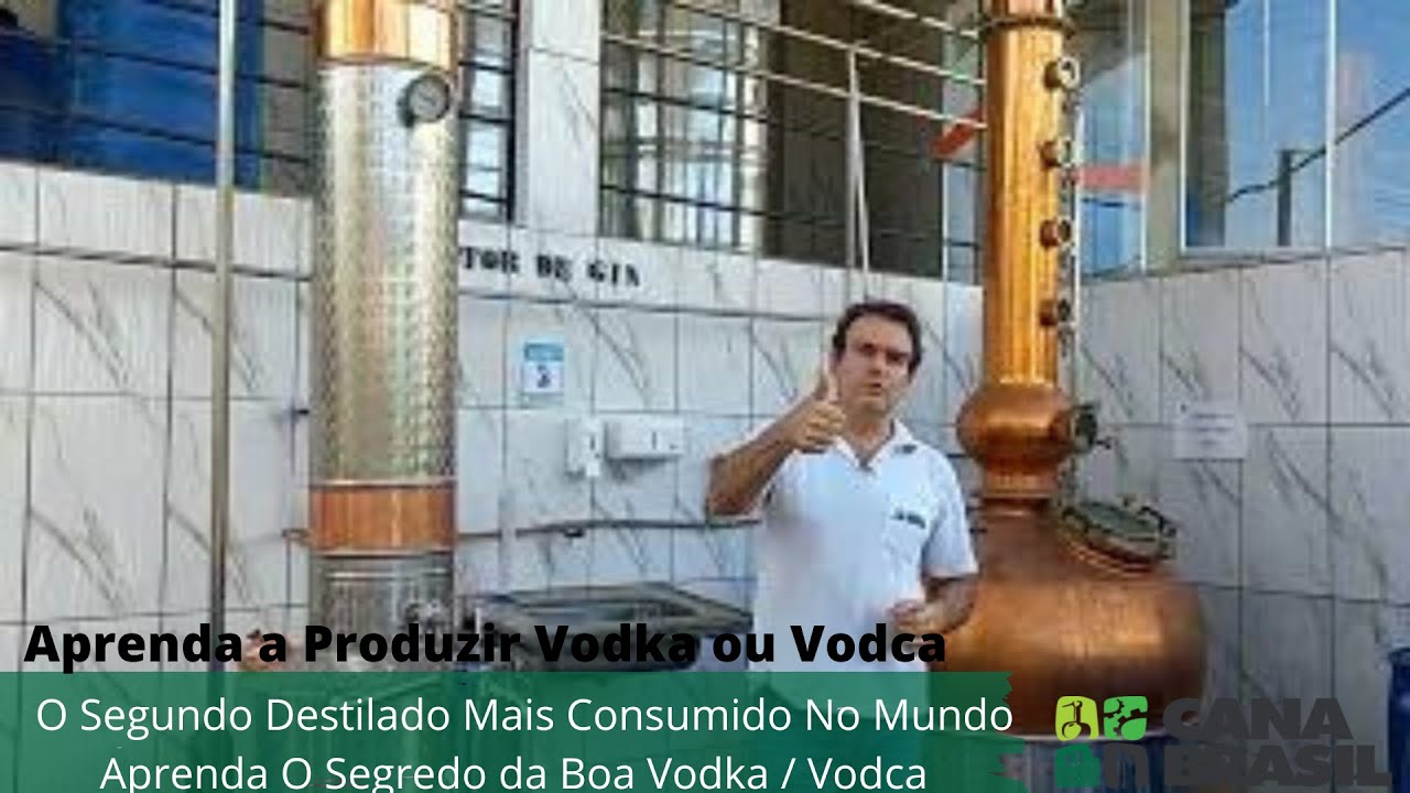 Aprenda a Produzir Vodka ou Vodca, o 2º destilado mais consumido no mundo!! Segredo da Boa Vodca!