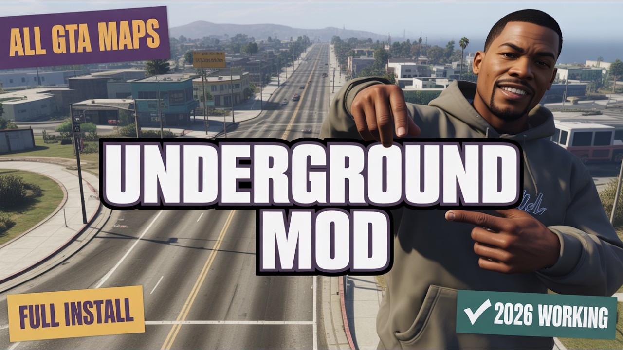 Руководство по установке мода GTA Underground (2026) | Все карты GTA в Сан-Андреасе объединены