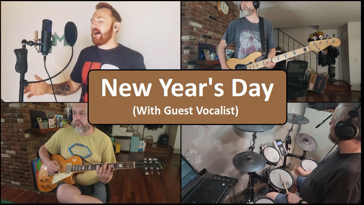 U2 - New Year's Day - Vocals/Guitar/Bass/Drum Cover