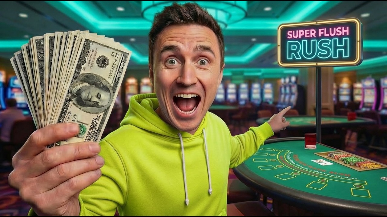 I Gambled $1000 on Super Flush Rush!