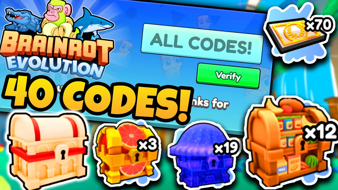 All NEW Working Codes In Brainrot Evolution Update! (40 Codes!)