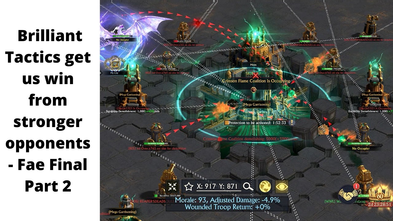 Fae Final - Brilliant tactics get us win over stronger opponent - Part 2