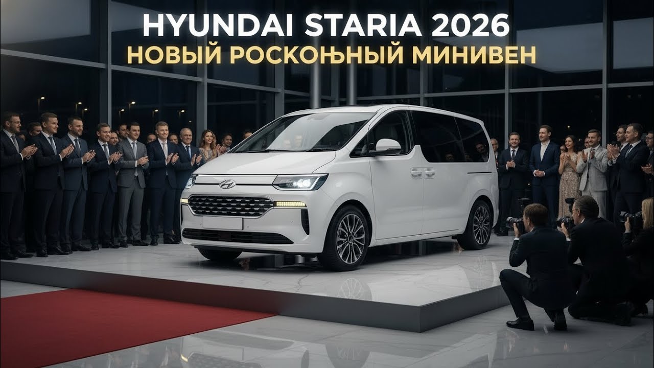HYUNDAI STARIA 2026 😱 РОСКОШНЫЙ МИНИВЭН ИЗ БУДУЩЕГО | ТАКОГО ВЫ ЕЩЁ НЕ ВИДЕЛИ!