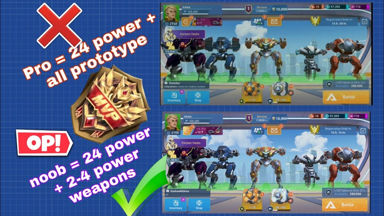 what happened when pro weapon remove | mech arena robot show down