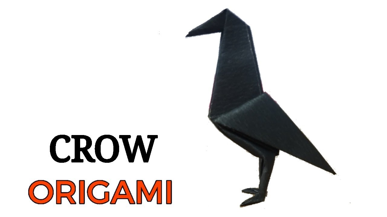 How to make Paper Crow | Origami Crow