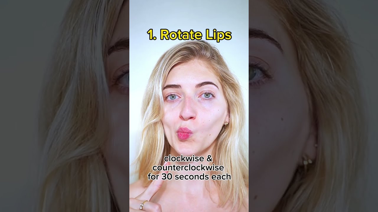 4 face exercises to achieve a slim face | Face Fitness | Facial Yoga | Facial Fitness