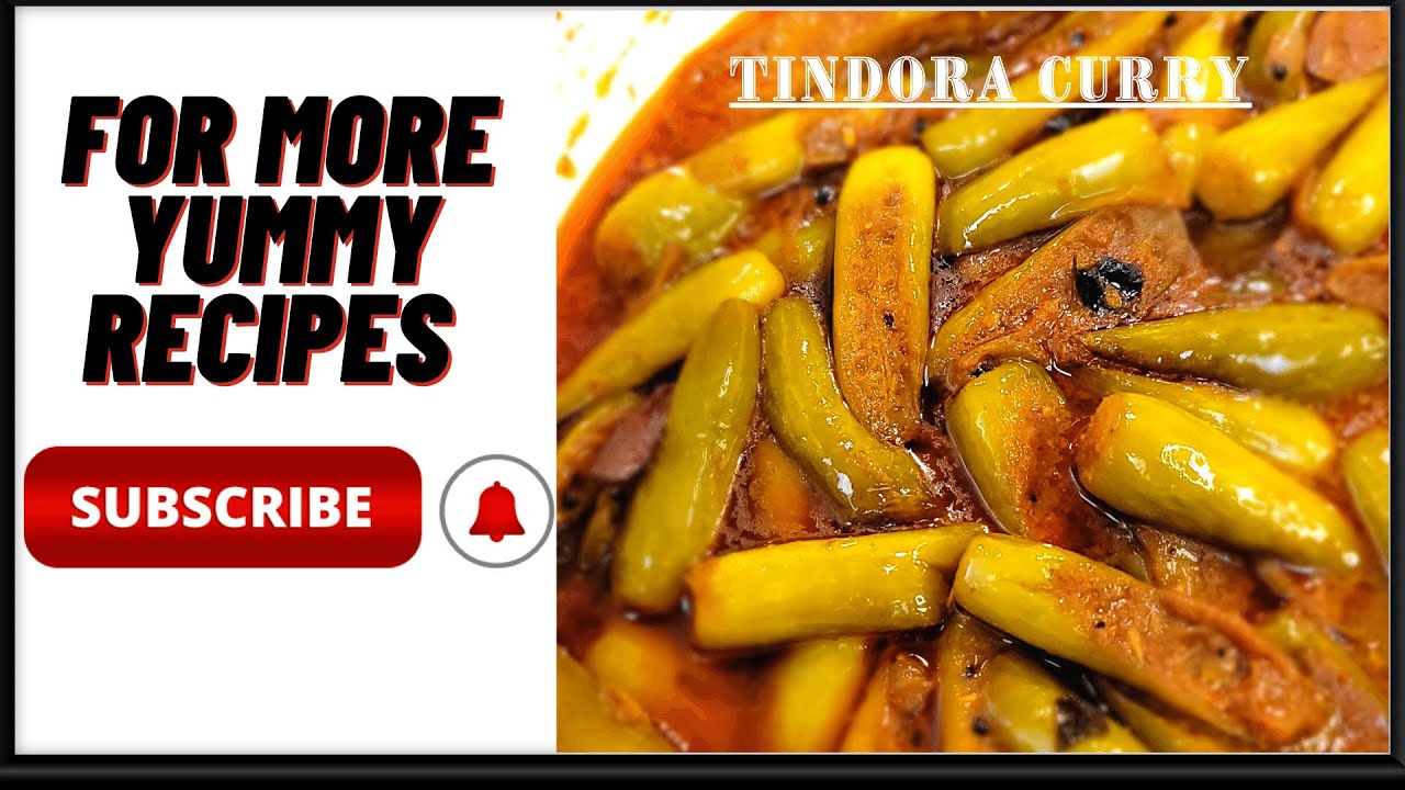 ✔ Tindora Curry Recipe | Sri Lankan Style Tindora Curry