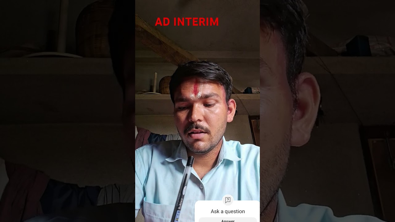 AD INTERIM