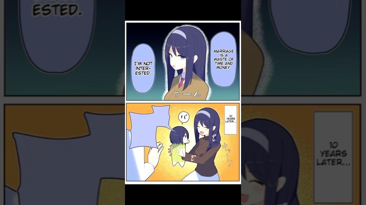 The Cool Classmate 10 Years Later... #ytshorts #anime #comicdub #waifu