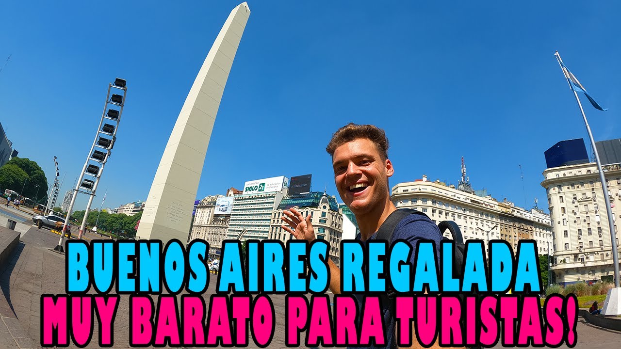 Buenos Aires REGALADA para los TURISTAS | Venir de visita NO CUESTA NADA!