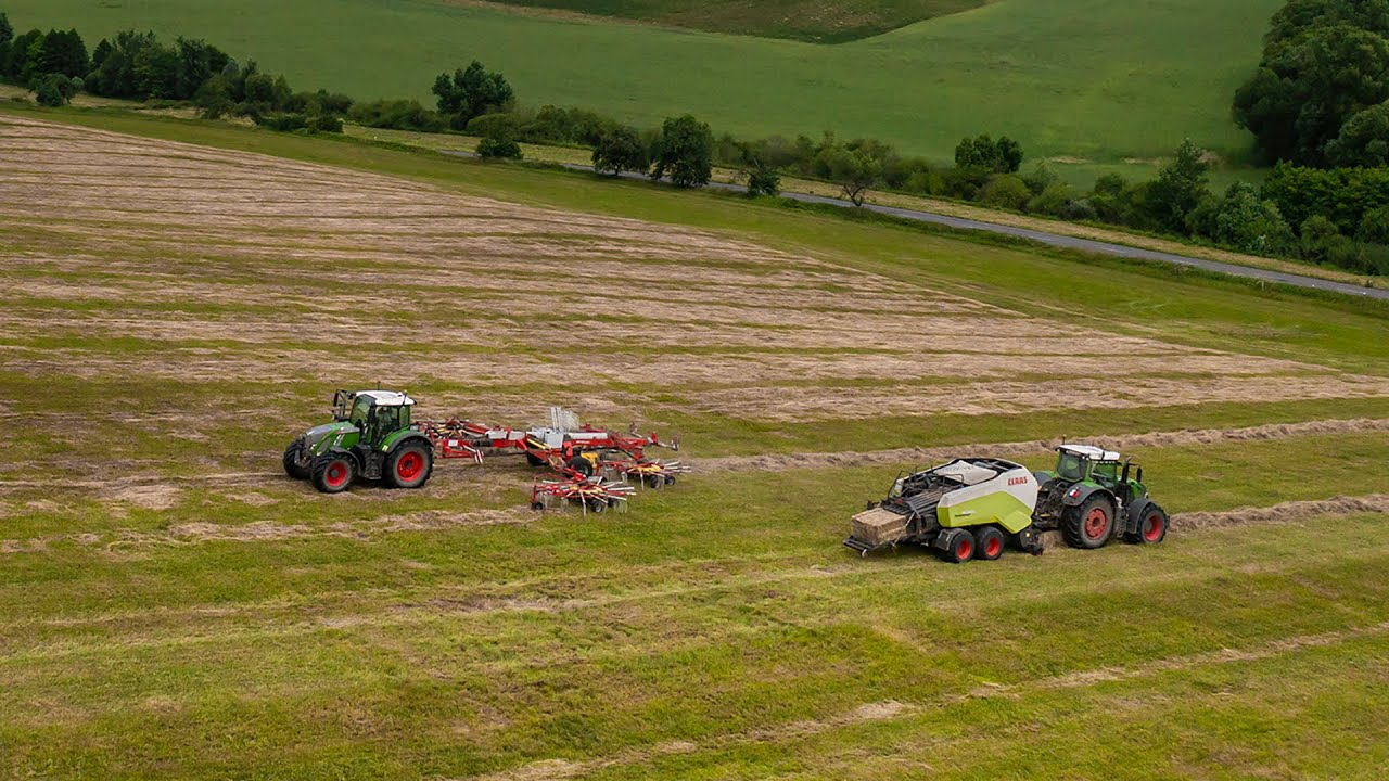 Lisovanie Sena | FENDT 724,936 Vario s4 | CLAAS Quadrant3200RC | 4K |East Slovakia Agriculture (ESA)