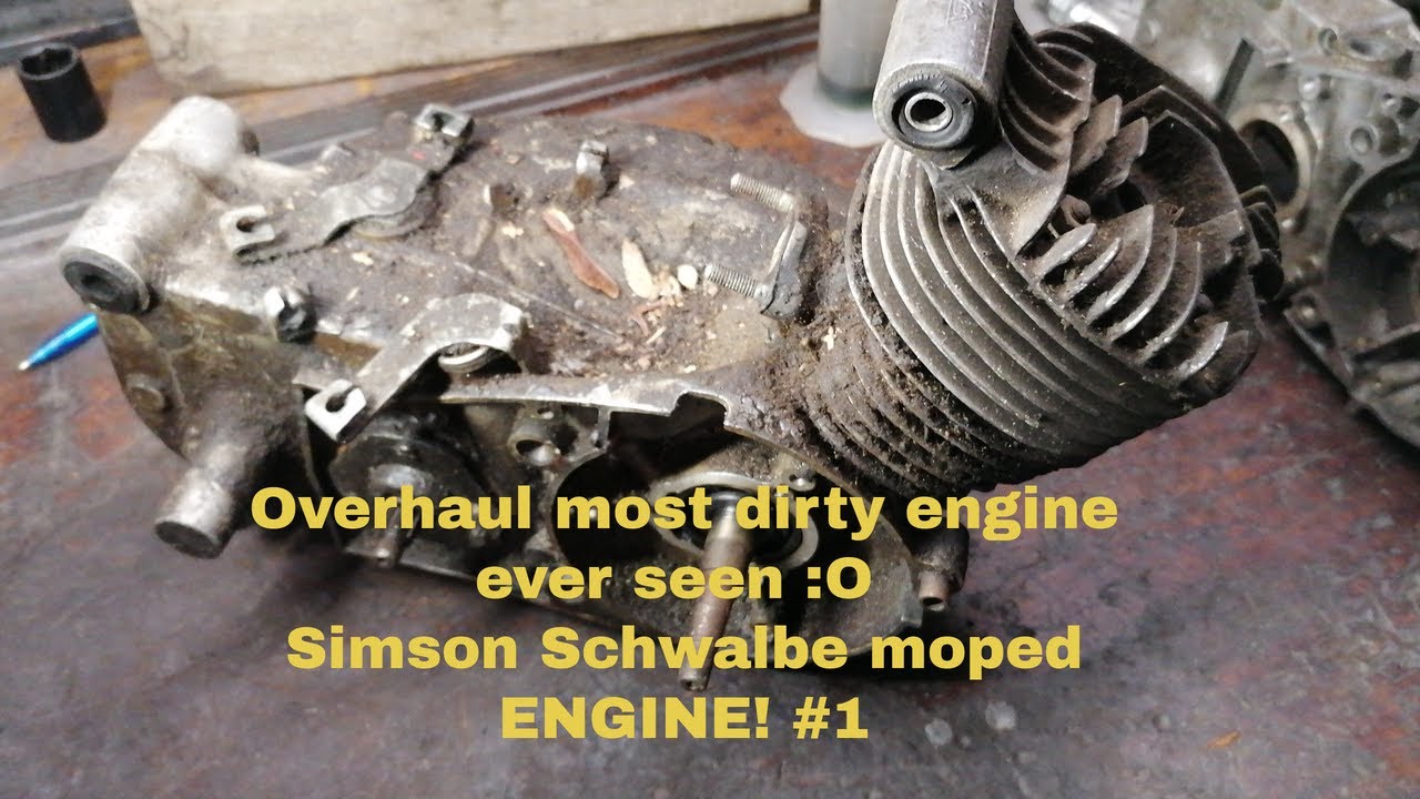 Simson Schwalbe DDR moped engine/motor regenerieren overhaul 3 hand gearbox handschaltung PART 1#