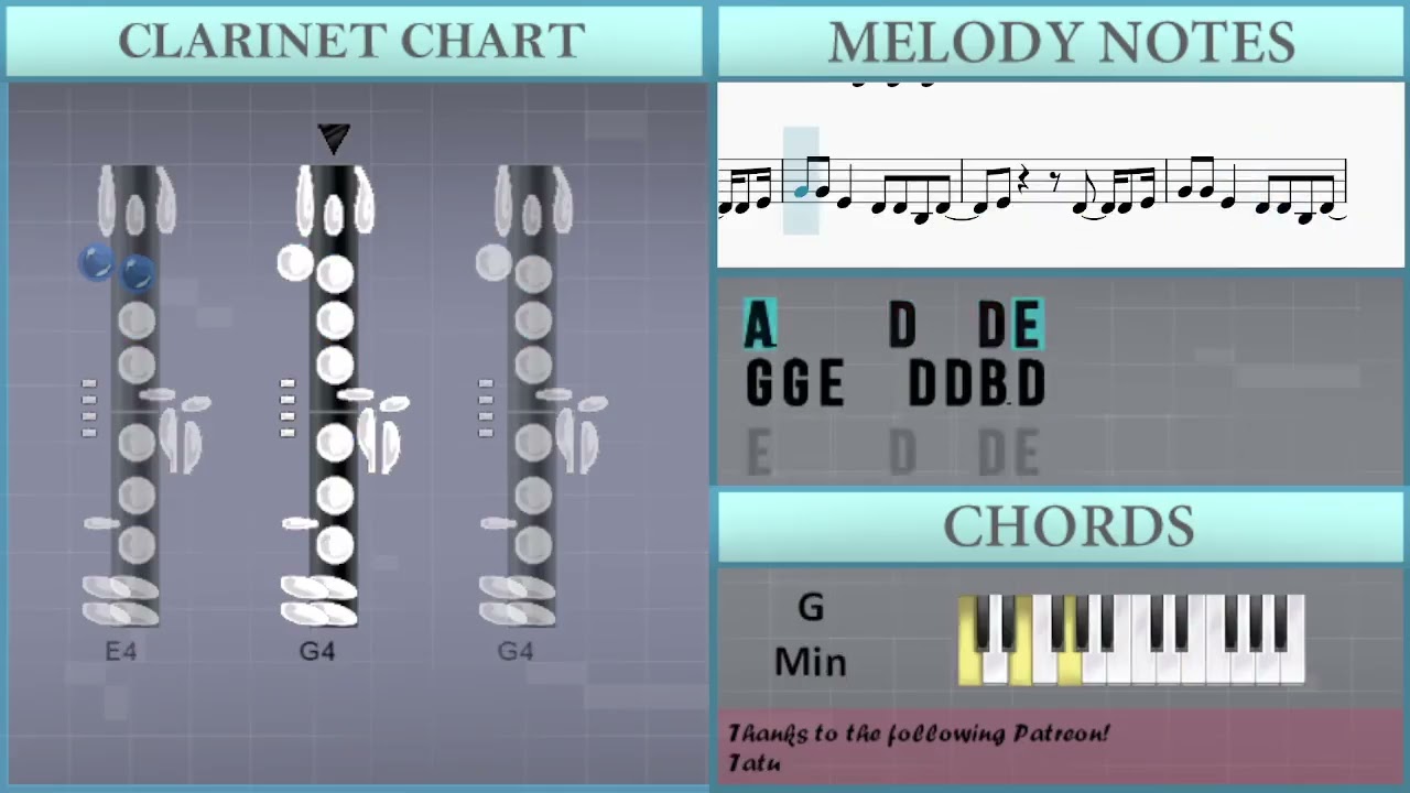 How to play Changes by Charlie Puth on Clarinet (Tutorial)