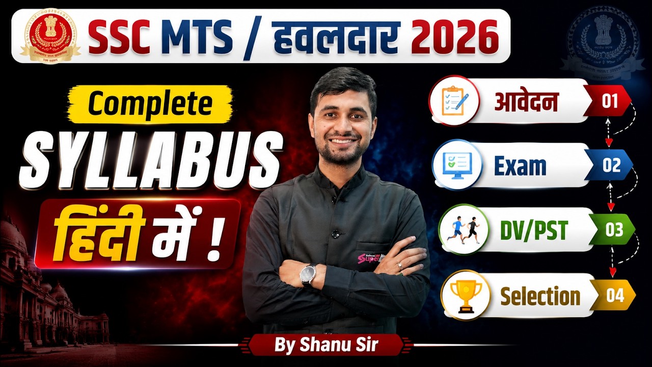 SSC MTS Havaldar Syllabus 2026 | SSC MTS Syllabus 2026 | SSC MTS Exam Pattern 2026 | Testbook