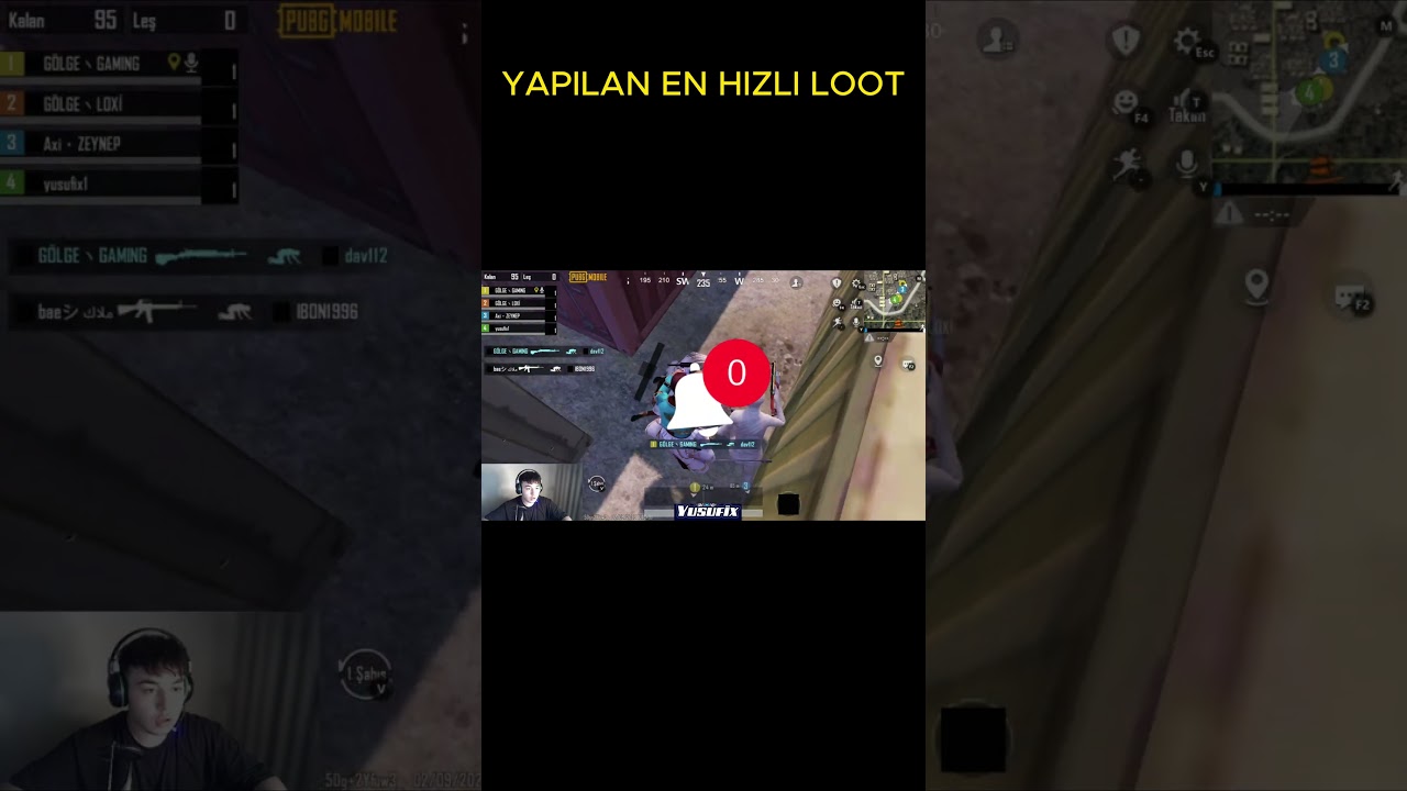 BU NE ŞANS  #pubgmobile #pubg #oyunvideoları #shorts