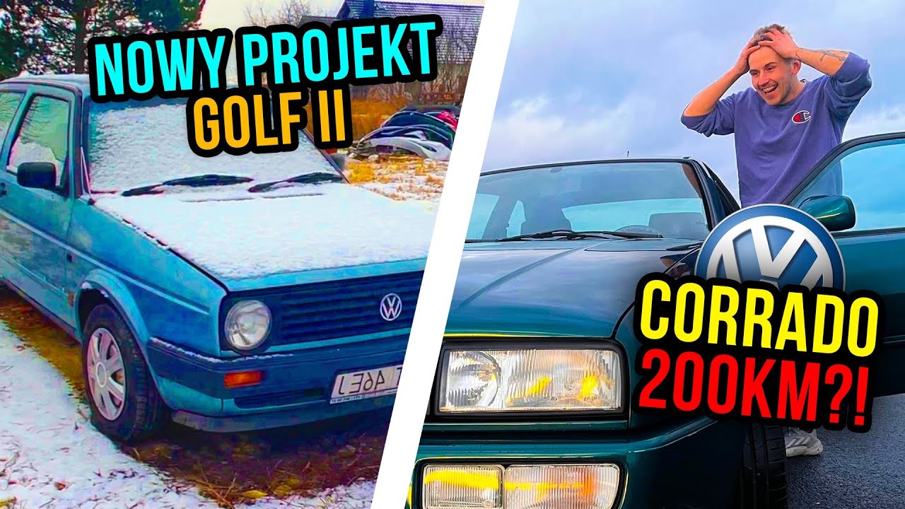 TEST VW CORRADO VR6 ORAZ NOWY PROJEKT