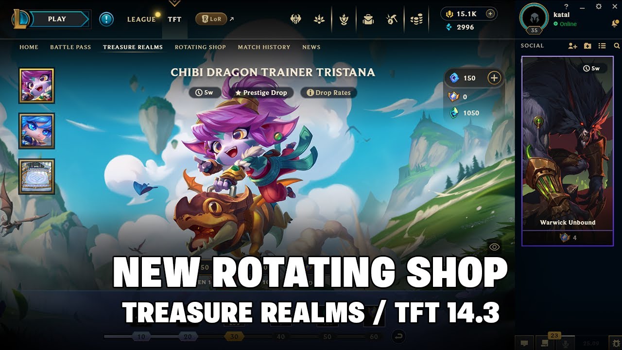 NEXT ROTATING SHOP & TREASURE REALMS | TFT 14.3