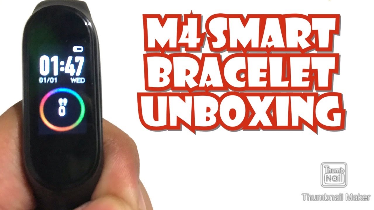 УМНЫЙ БРАСЛЕТ M4 | РАСПАКОВКА | АНГЛИЙСКИЙ
