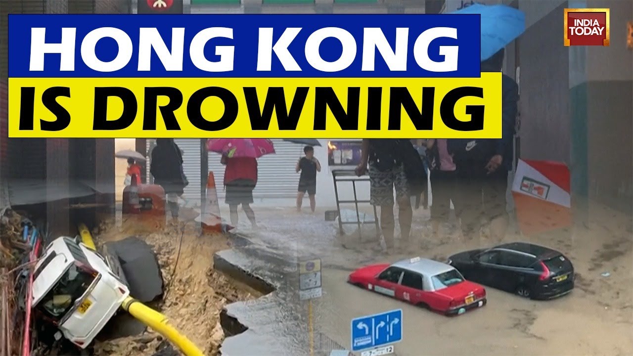 Hong Kong Floods & Landslides After Heaviest Rainfall In 140 Years