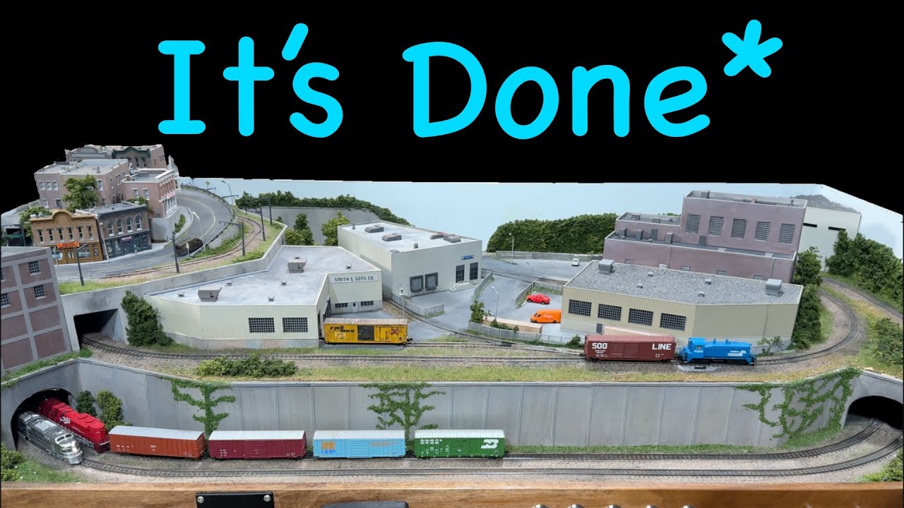 Action Packed N Scale Layout in 2x4 Feet — The Layout is Done!