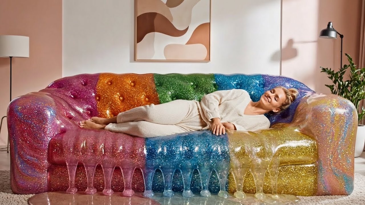 Which Slime SOFA will you Choose? ✨ Ultimate Oddly Satisfying AI ASMR