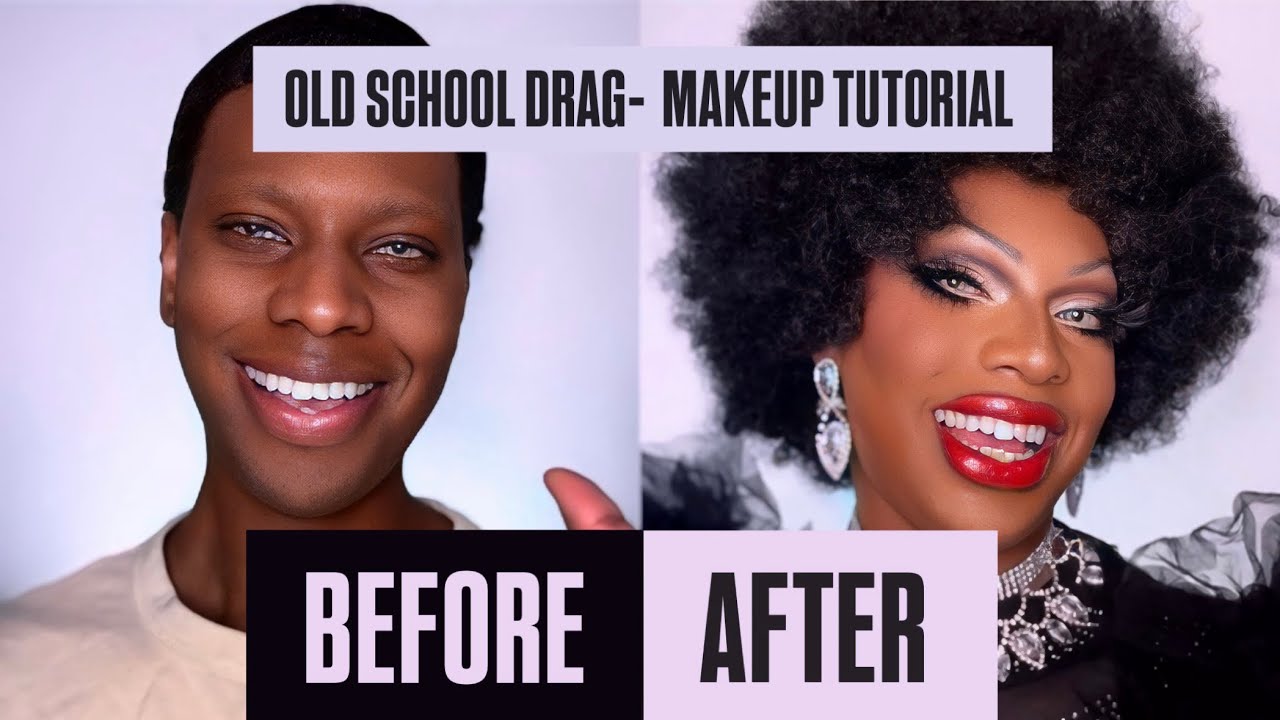 Old School Drag Queen Makeup Tutorial 🖌️- What do i think about Drag these days ?