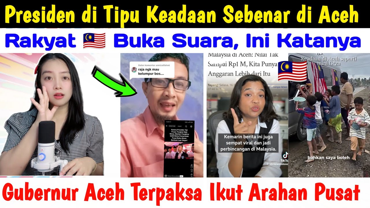 RAJA ACEH MEMINTA PRESIDEN TEGAS⁉️ MALU DENGAN MALAYSIA BERTINDAK LEBIH CEPAT 