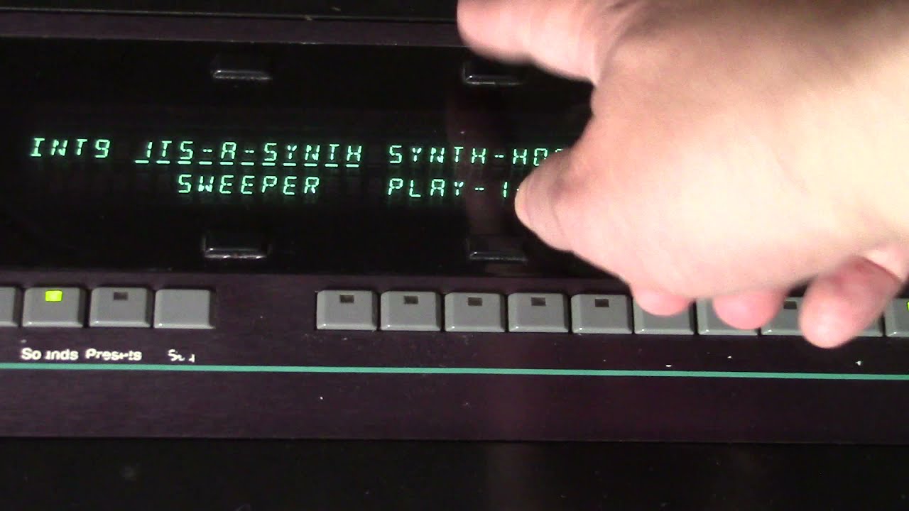 1990 Ensoniq VFX-SD (some patches/sounds downloaded from the Internet)