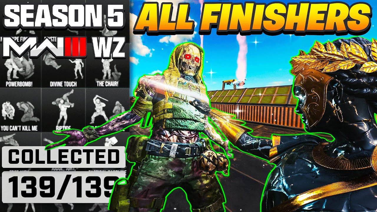 ALL 139 Finishing Moves in Modern Warfare 3 | ALL Warzone 3 Executions (Standing, Prone, & Downed)