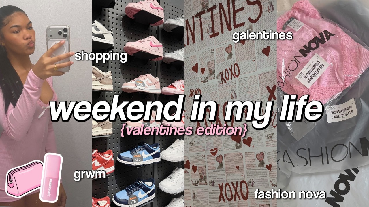 WEEKEND IN MY LIFE | galentines, shopping, chilis, new hobbies, etc !