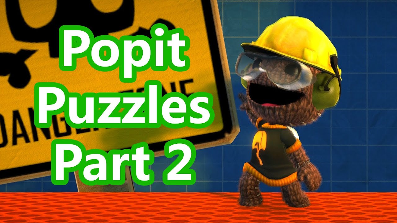 LittleBigPlanet 3 - Popit Puzzles 100% Walkthrough  Part 2 - Stamping Materials - LBP3 PS4