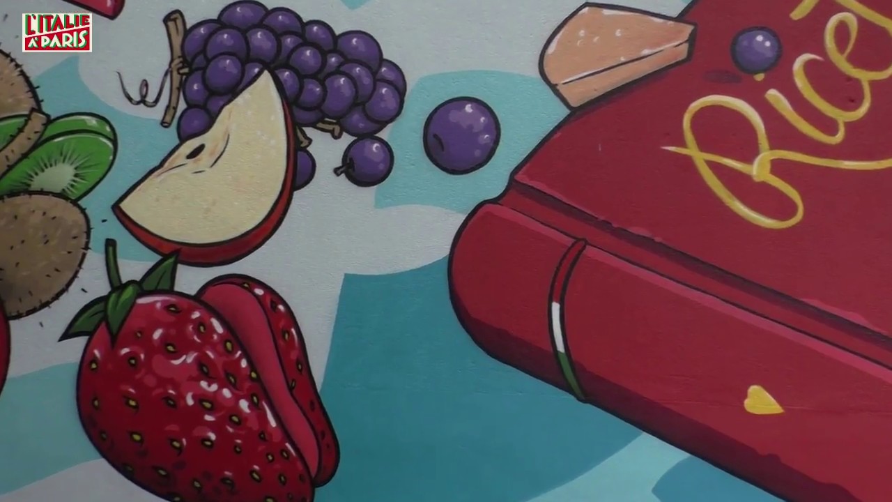 Semaine de la cuisine italienne : Street art - Cibo