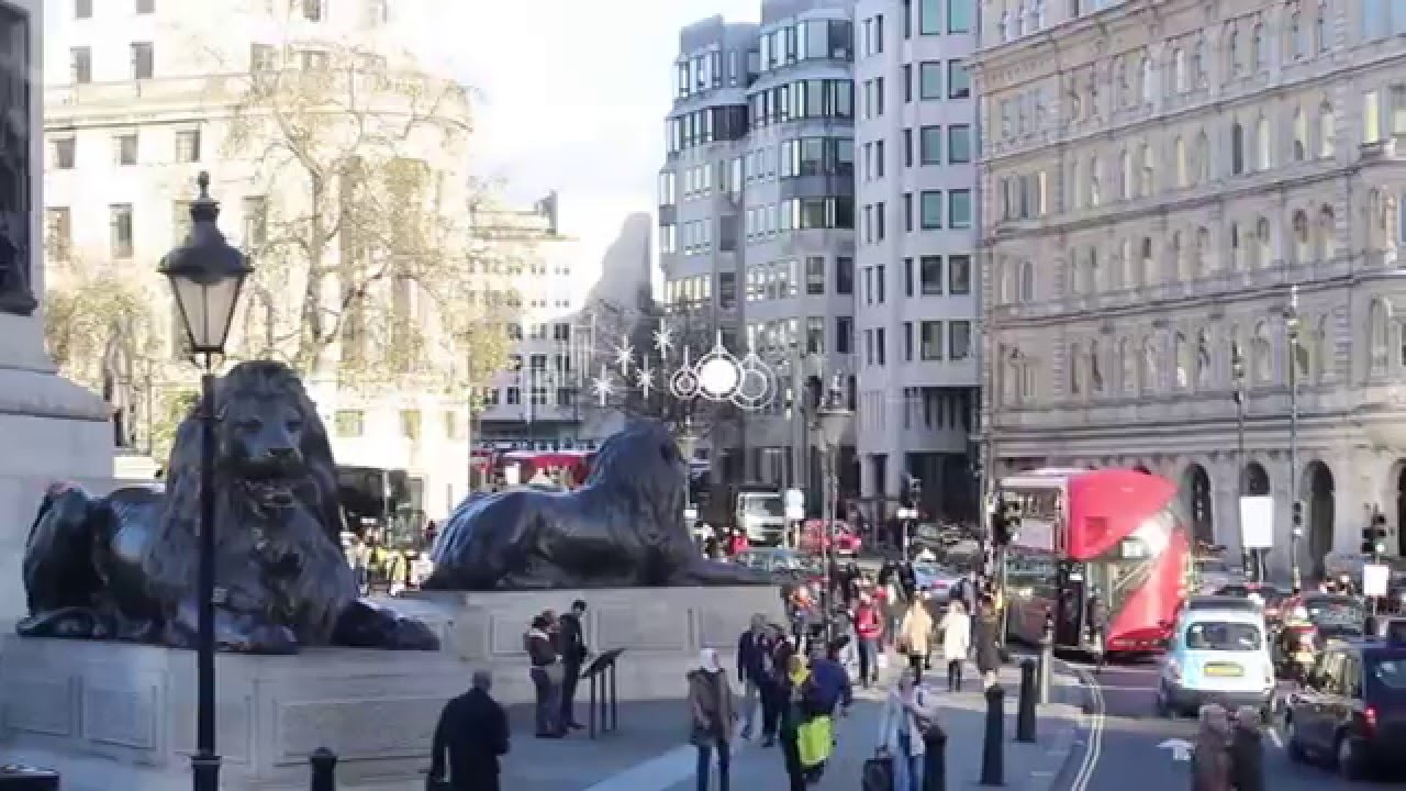 London double Decker Bus 3 Ride - Trafalgar Square to Big Ben - London Parliament