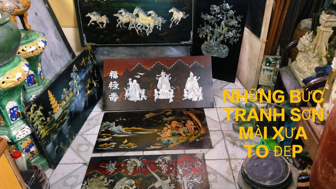 NHỮNG BỨC TRANH SƠN MÀI XƯA, TO BỰ ĐẸP TỐI NGÀY 25/1/2026(0977839132)