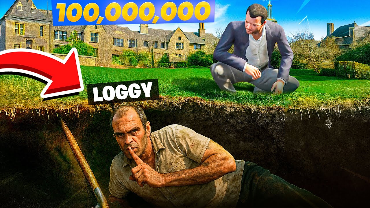 USING WALL GLITCH TO HIDE INSIDE $10,000,000 LUXURY MANSION
