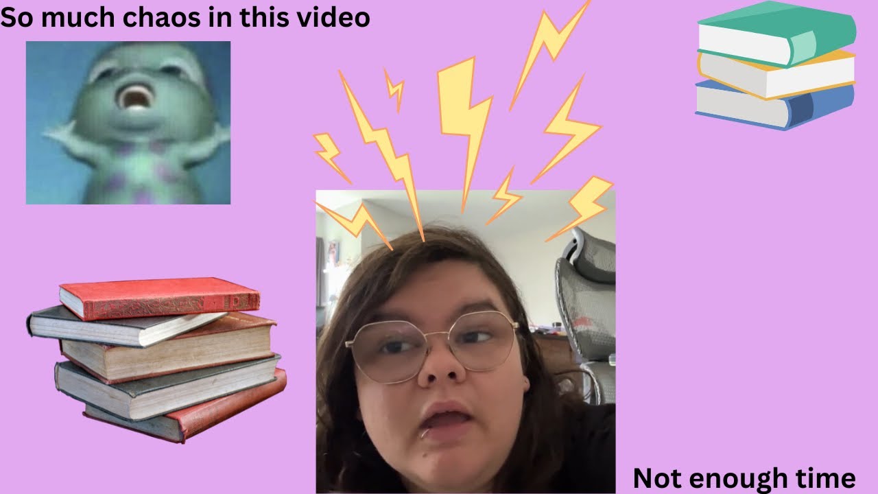 This reading vlog is chaotic..
